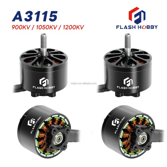 Original Flashhobby A3115 900kv 1592W 3-6S High Torque Brushless Motor for 10-inch Drone Quad Rotor